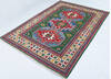 Kazak Green Hand Knotted 50 X 68 Area Rug 700-147886 Thumb 2