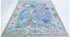 Chobi Blue Hand Knotted 83 X 97  Area Rug 700-147894 Thumb 1