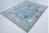 Chobi Blue Hand Knotted 83 X 97 Area Rug 700-147894 Thumb 2