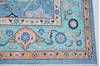 Chobi Blue Hand Knotted 83 X 97 Area Rug 700-147894 Thumb 3