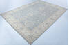 Chobi Light Blue Hand Knotted 89 X 119 Area Rug 700-147899 Thumb 2