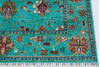 Chobi Green Hand Knotted 57 X 710  Area Rug 700-147903 Thumb 4