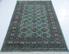 Bokhara Green Hand Knotted 41 X 61  Area Rug 700-147916 Thumb 1