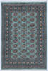Bokhara Green Hand Knotted 41 X 61  Area Rug 700-147916 Thumb 0