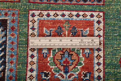 Chobi Green Hand Knotted 42 X 64 Area Rug 700-147921 Image 6