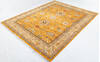 Chobi Yellow Hand Knotted 82 X 100  Area Rug 700-147922 Thumb 2