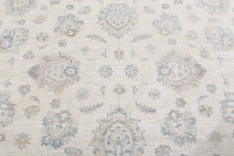 Chobi Beige Hand Knotted 81 X 100 Area Rug 700-147927 Image 3