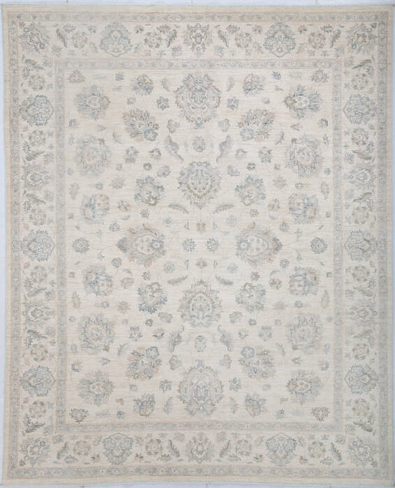 Chobi Beige Hand Knotted 81 X 100 Area Rug 700-147927 Image 0