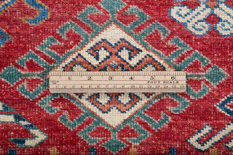 Kazak Red Hand Knotted 311 X 64 Area Rug 700-147929 Image 6