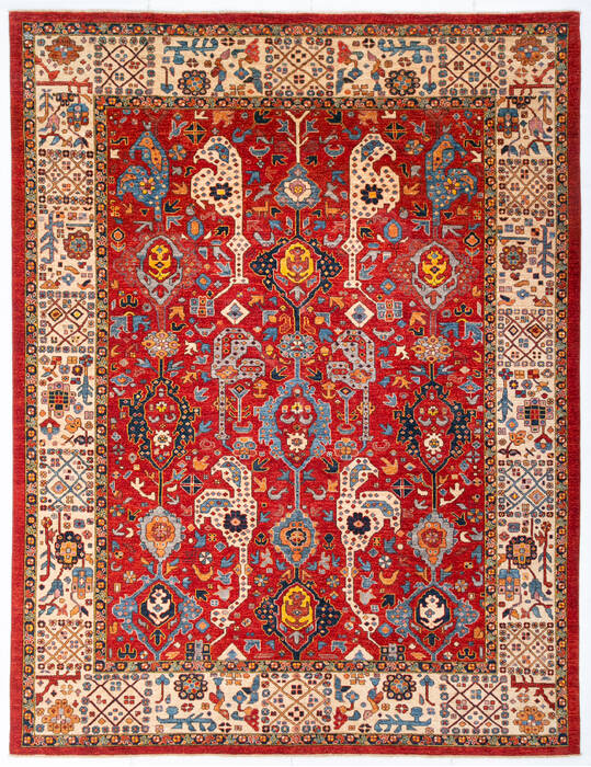 Chobi Red Hand Knotted 91 X 1111 Area Rug 700-147930 Image 0