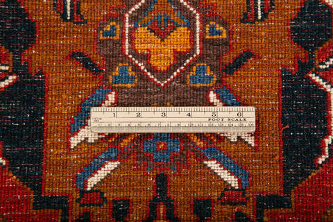 Chobi Red Hand Knotted 82 X 99 Area Rug 700-147931 Image 7