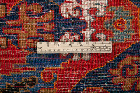Chobi Blue Hand Knotted 83 X 910 Area Rug 700-147933 Image 5