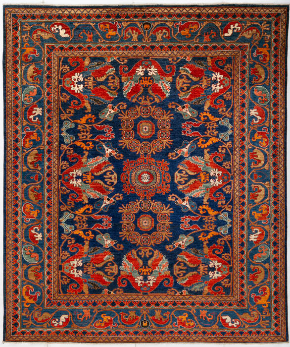 Chobi Blue Hand Knotted 83 X 910 Area Rug 700-147933 Image 0