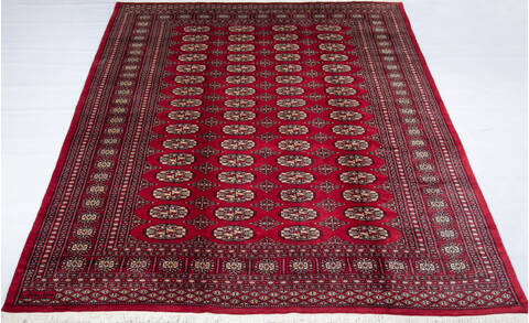 Bokhara Red Hand Knotted 610 X 94 Area Rug 700-147935 Image 1