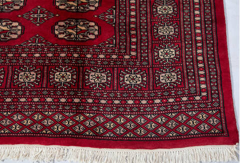 Bokhara Red Hand Knotted 610 X 94 Area Rug 700-147935 Image 2