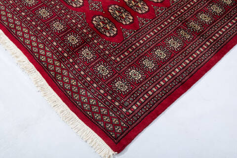 Bokhara Red Hand Knotted 610 X 94 Area Rug 700-147935 Image 3