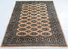 Bokhara Beige Hand Knotted 42 X 58 Area Rug 700-147940 Thumb 1