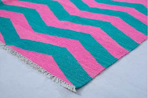 Kilim Multicolor Hand Knotted 48 X 71 Area Rug 700-147943 Image 5