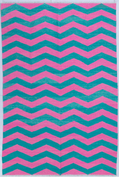 Kilim Multicolor Hand Knotted 48 X 71 Area Rug 700-147943 Image 0
