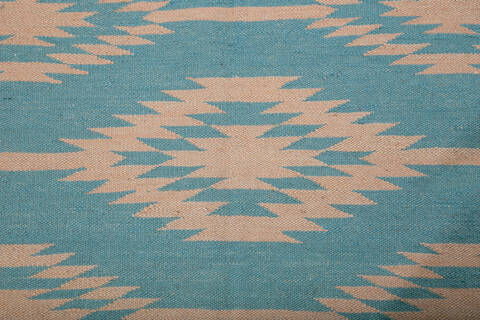Kilim Blue Hand Knotted 59 X 710 Area Rug 700-147944 Image 3
