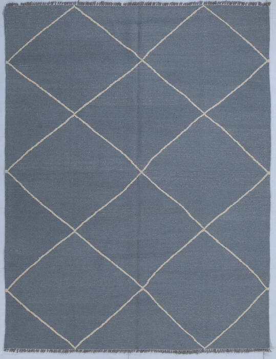 Kilim Grey Hand Knotted 51 X 67 Area Rug 700-147945 Image 0