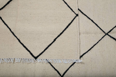 Kilim Beige Hand Knotted 56 X 79 Area Rug 700-147947 Image 6