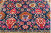 Chobi Blue Hand Knotted 82 X 101  Area Rug 700-147952 Thumb 5