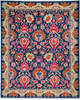 Chobi Blue Hand Knotted 82 X 101  Area Rug 700-147952 Thumb 0