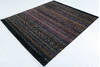 Chobi Black Hand Knotted 81 X 100 Area Rug 700-147954 Thumb 2