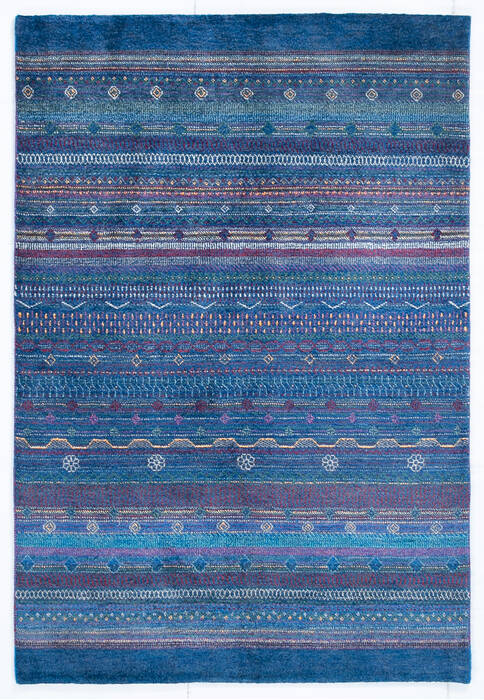 Chobi Blue Hand Knotted 47 X 68 Area Rug 700-147958 Image 0