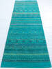Chobi Green Runner Hand Knotted 27 X 86 Area Rug 700-147960 Thumb 1