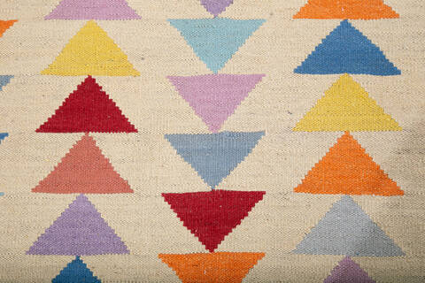 Kilim Beige Flat Woven 59 X 710 Area Rug 700-147961 Image 3