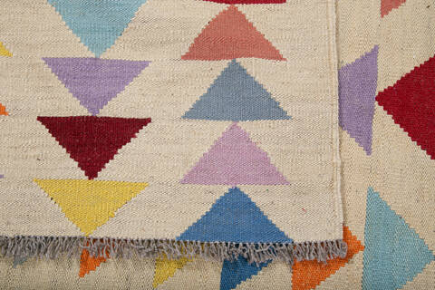 Kilim Beige Flat Woven 59 X 710 Area Rug 700-147961 Image 6