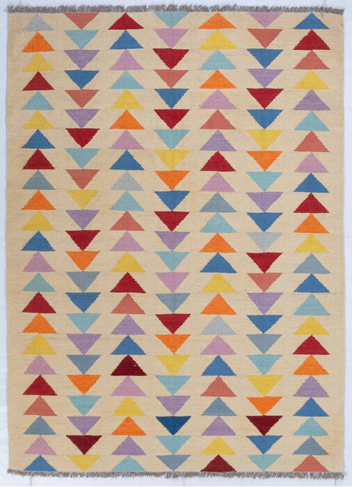 Kilim Beige Flat Woven 59 X 710 Area Rug 700-147961 Image 0