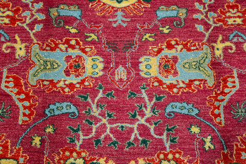 Chobi Red Hand Knotted 60 X 91 Area Rug 700-147964 Image 5