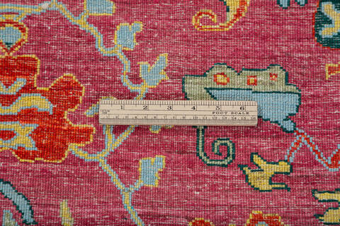 Chobi Red Hand Knotted 60 X 91 Area Rug 700-147964 Image 7