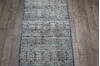 Geometric Blue Runner Hand Knotted 26 X 910  Area Rug 905-147968 Thumb 3