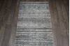 Geometric White Runner Hand Knotted 26 X 101  Area Rug 905-147969 Thumb 4