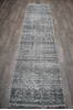 Geometric White Runner Hand Knotted 26 X 101  Area Rug 905-147969 Thumb 6