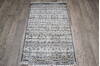 Geometric Grey Runner Hand Knotted 26 X 41  Area Rug 905-147970 Thumb 1