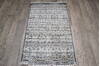 Geometric Grey Runner Hand Knotted 26 X 41 Area Rug 905-147970 Thumb 1
