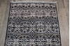 Geometric Black Runner Hand Knotted 26 X 60 Area Rug 905-147973 Thumb 4