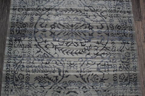 Jaipur Grey Runner Hand Knotted 27 X 62 Area Rug 905-147975 Image 3