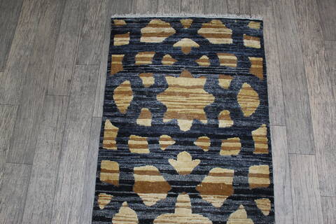 Jaipur Black Runner Hand Knotted 26 X 910 Area Rug 905-147976 Image 4