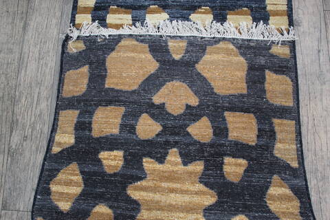Jaipur Black Runner Hand Knotted 26 X 910 Area Rug 905-147976 Image 7