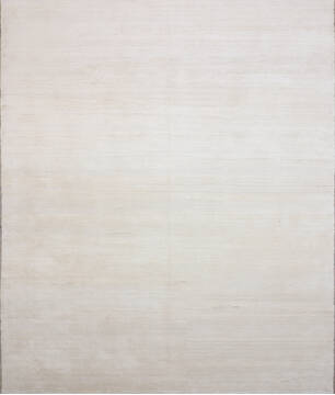 Jaipur White Hand Knotted 9'1" X 12'1"  Area Rug 905-147982