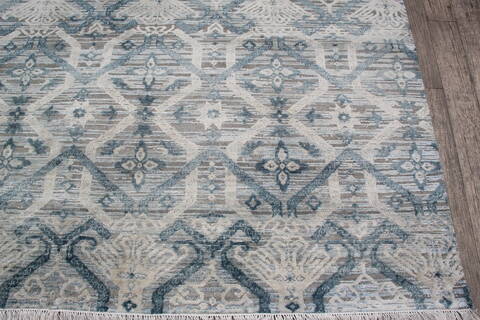 Jaipur Grey Square Hand Knotted 80 X 81 Area Rug 905-147986 Image 3