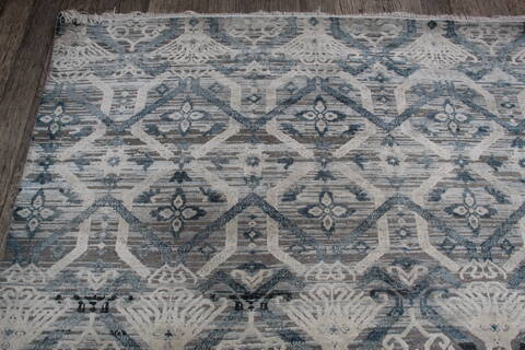 Jaipur Grey Square Hand Knotted 80 X 81 Area Rug 905-147986 Image 5