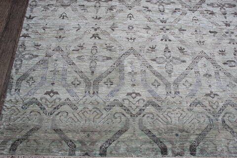 Jaipur Light Blue Hand Knotted 811 X 123 Area Rug 905-147987 Image 2