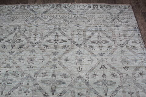 Jaipur Light Blue Hand Knotted 811 X 123 Area Rug 905-147987 Image 6